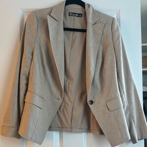 New York & Company Beige Women's Blazer